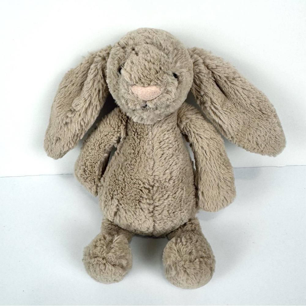 RETIRED RARE Jellycat Mini 7” Small Bashful Truffle Bunny Plushie Stuffed Animal